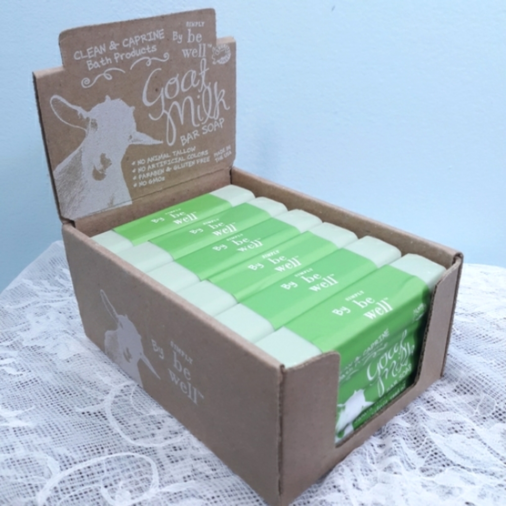 6 Goat Milk Bar Soap Clean Caprine Be Well Green Jabara Fruit Grapefruit Set